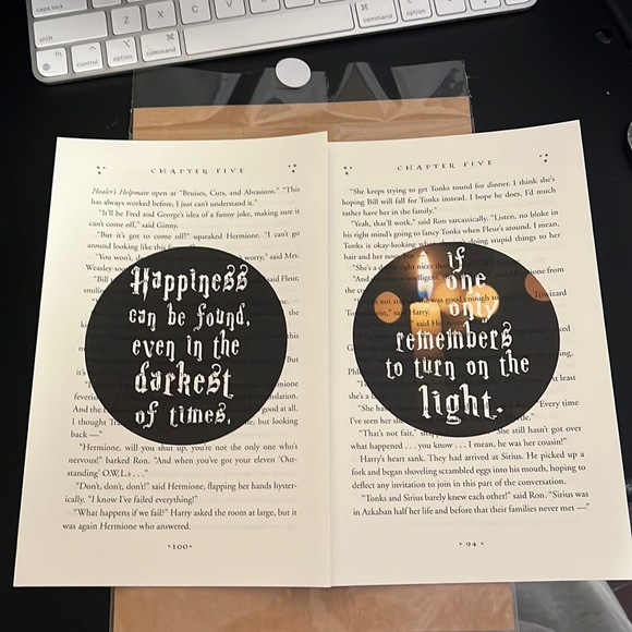 Harry Potter Quote Wall Art 2 Print Set - Picture 1 of 3